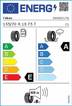 155/70/R13  SN832EC 75T (Εως 10-ατοκες δοσεις)