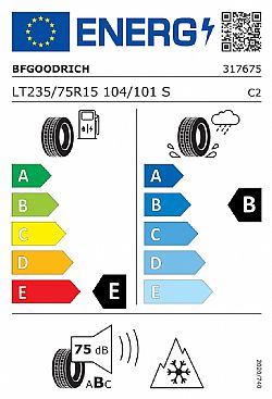 BF Goodrich 235/75R15 All Terrain T/A KO2 104S (Εως 10-ατοκες δοσεις)