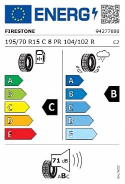 Firestone 195/70/15 Vanhawk 2 104R (Εως 10-ατοκες δοσεις)