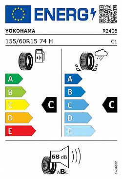 Yokohama ES32 155/60/R15 74H (Εως 10-ατοκες δοσεις)