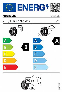 235/45/R17 Primacy 4+ 97W XL (Εως 10-ατοκες δοσεις)