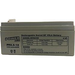 Επαναφορτιζόμενη μπαταρία μολύβδου VRLA Power 12V 3.3Ah PR3.3-12