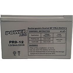 Επαναφορτιζόμενη μπαταρία μολύβδου VRLA Power 12V 9Ah PR9-12