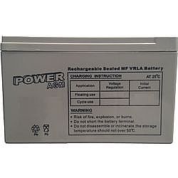 Επαναφορτιζόμενη μπαταρία μολύβδου VRLA Power 12V 12Ah PR12-12
