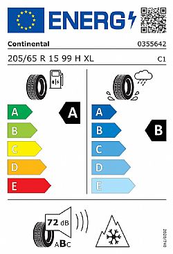 Continental 205/65R15 99H XL AllSeasonContact   (Εως 10-ατοκες δοσεις)
