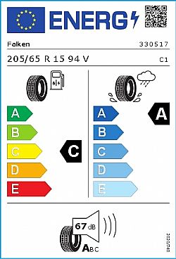 Falken ZIEX ZE310 ECORUN  205/65 R15 94V XL (Εως 10-άτοκες δοσεις)