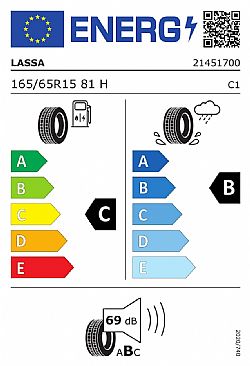 LASSA 165/65R15 81H GREENWAYS (Εως 10-ατοκες δοσεις)