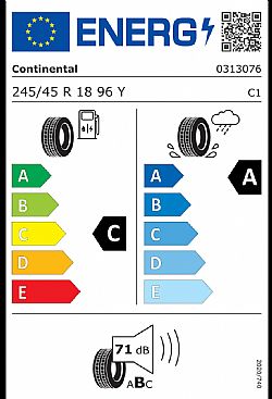 Continental 245/45R18 96Y FR PremiumContact 7 (Εως 10-ατοκες δοσεις)