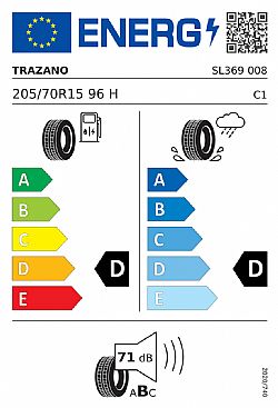 Trazano 205/70R15 SL369 A/T 96H TL TRAZANO SU 4x4 (Εως 10-ατοκες δοσεις)