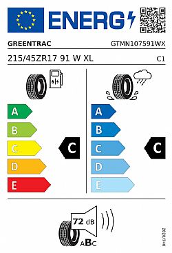 GREENTRACK 215/45ZR17 JOURNEY-X 91W XL (Εως 10-ατοκες δοσεις)