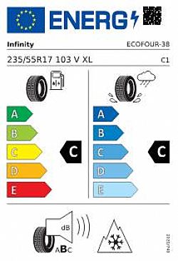 INFINITY 235/55/R17 ECOFOUR 103V XL (Εως 10-ατοκες δοσεις)