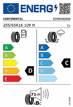 Continental 255/65R16 109H FR CrossContact H/T SU 4x4 (Εως 10-ατοκες δοσεις)