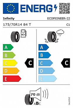 INFINITY 175/70/R14 ECOPIONEER 84T (Εως 10-ατοκες δοσεις)
