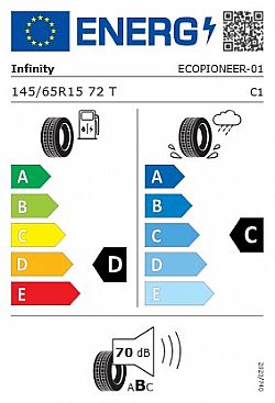 INFINITY 145/65/R15 ECOPIONEER 72T (Εως 10-ατοκες δοσεις)