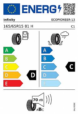 INFINITY 165/65/R15 ECOPIONEER 81H (Εως 10-ατοκες δοσεις)