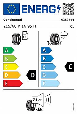 Continental  215/60R16 95H FR CrossContact H/T 4x4 (Εως 10-ατοκες δοσεις)