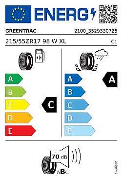 GREENTRACK 215/55ΖR17 QUEST-X 98W XL (Εως 10-ατοκες δοσεις)