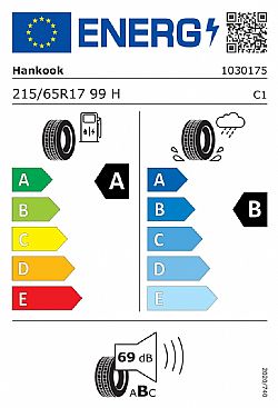 Hankook Ventus Prime 4 215/65R17 Κ135A 99H (Εως 10-ατοκες δοσεις)