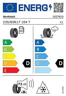 Hankook Dynapro AT2 RF11 235/65 R17 104T (Εως 10-ατοκες δοσεις)