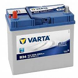 Varta Blue B34 - 12V 45 Ah - 330CCA A(EN) (Εως 6-ατοκες δοσεις)