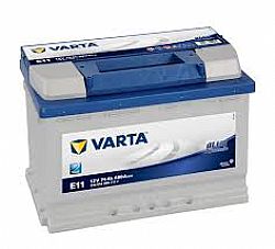 Varta Blue E11 - 12V 74 Ah - 680CCA A(EN) (Εως 6-ατοκες δοσεις)