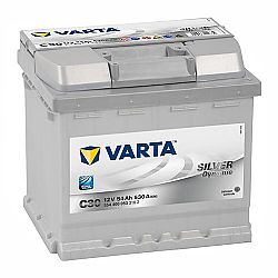 Varta Silver C30 - 12V 54 Ah - 530CCA A(EN) (Εως 6-ατοκες δοσεις)